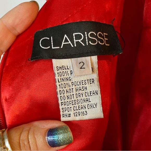 Red Clarisse Prom Dress - Picture 6 of 7